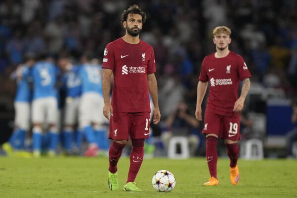 Napoli overwhelms Liverpool in 4 1 Champions League win AP News